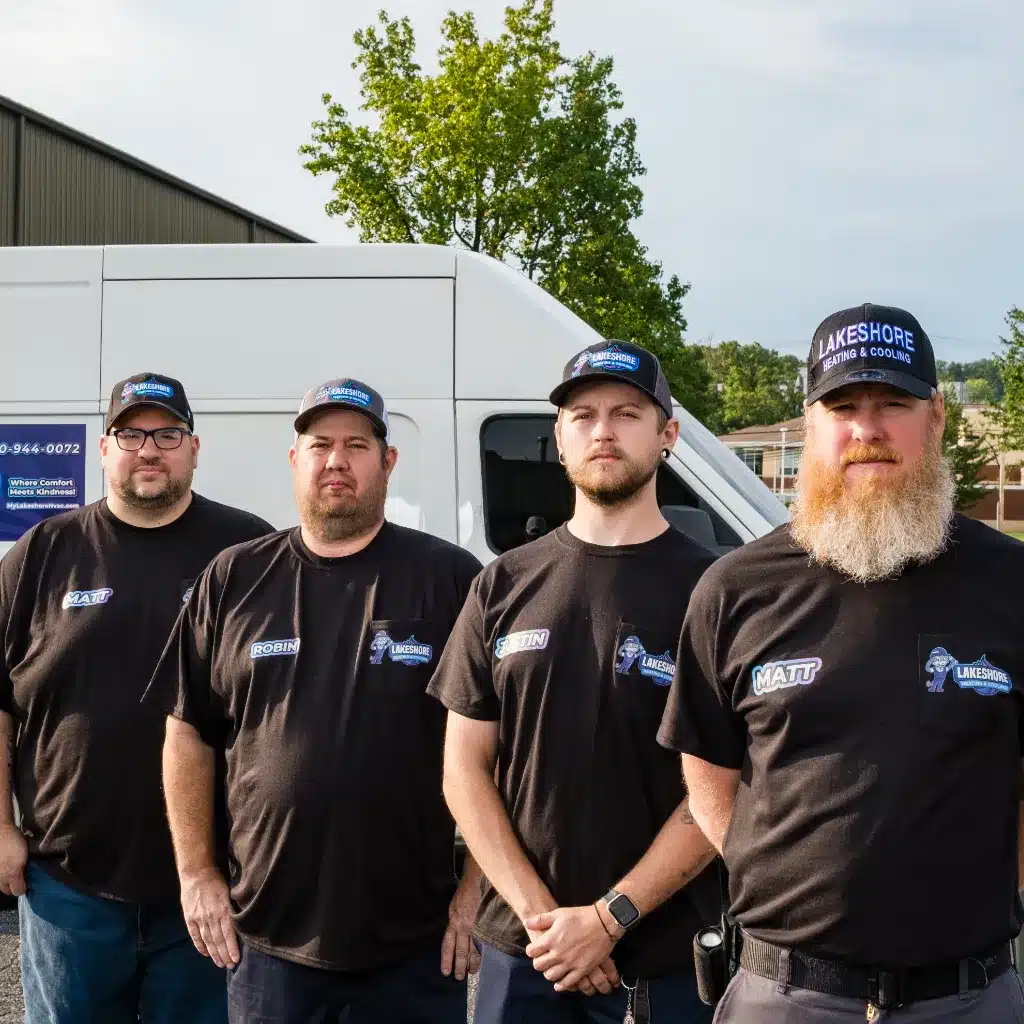 The Lakeshore Heating & Cooling HVAC Technicians