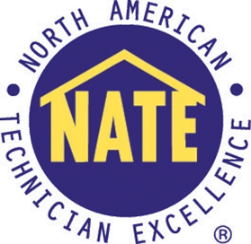 NATE Certified technicians badge