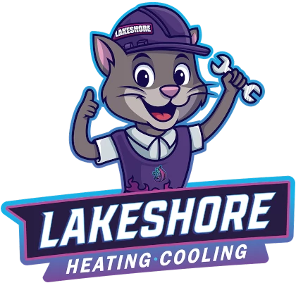Lakeshore Heating and Cooling logo alternate