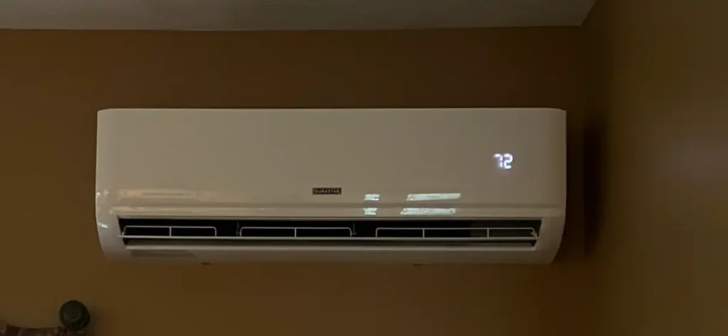Ductless mini-split installation for two-story homes